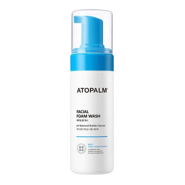 Atopalm, Gesichtsreinigungsschaum für empfindliche und trockene Haut, 150 ml