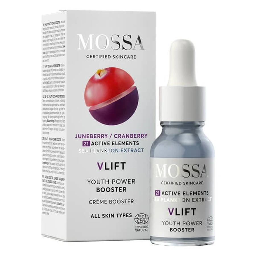 Mossa, booster anti-rides à la cerise et à la canneberge, 15 ml