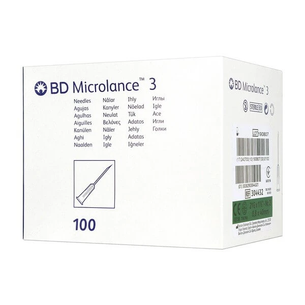 BD Microlance 3, Nadel, j.u., (0,8 x 40 mm), 100 Stk