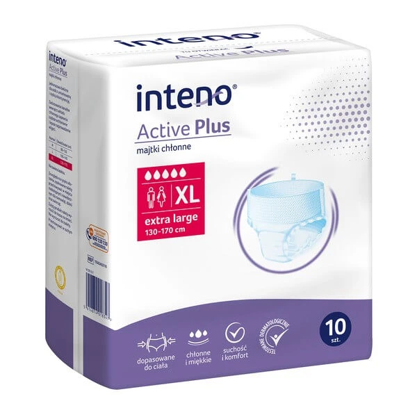 Inteno Active Plus, saugfähige Höschen, Größe XL, 10 Stück