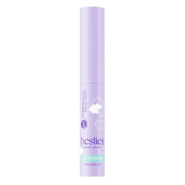 Bell Hypoallergenic x Besties Flüssiger Eyeliner, 01 Blackest Night, 4 g