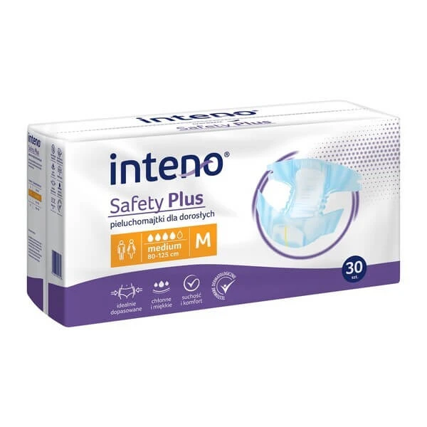 Inteno Safety Plus, Windeln für Erwachsene, M, 30 Stück
