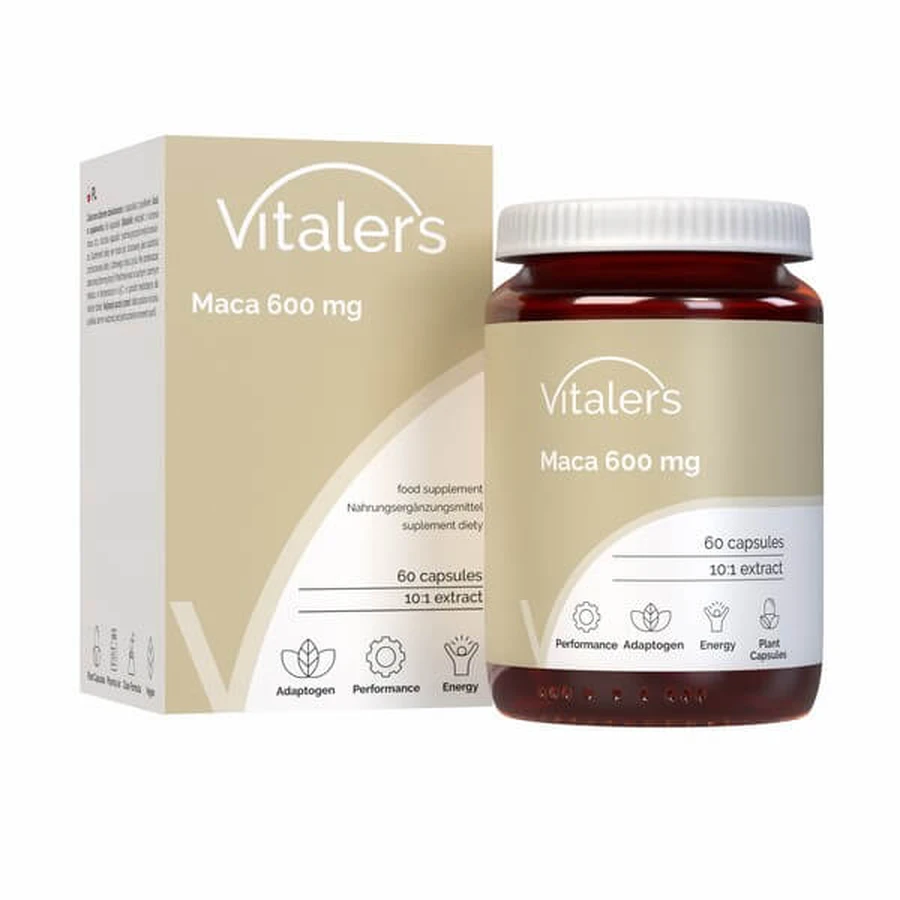 Vitaler's Maca 600 mg, Kapseln, 60 Stk.