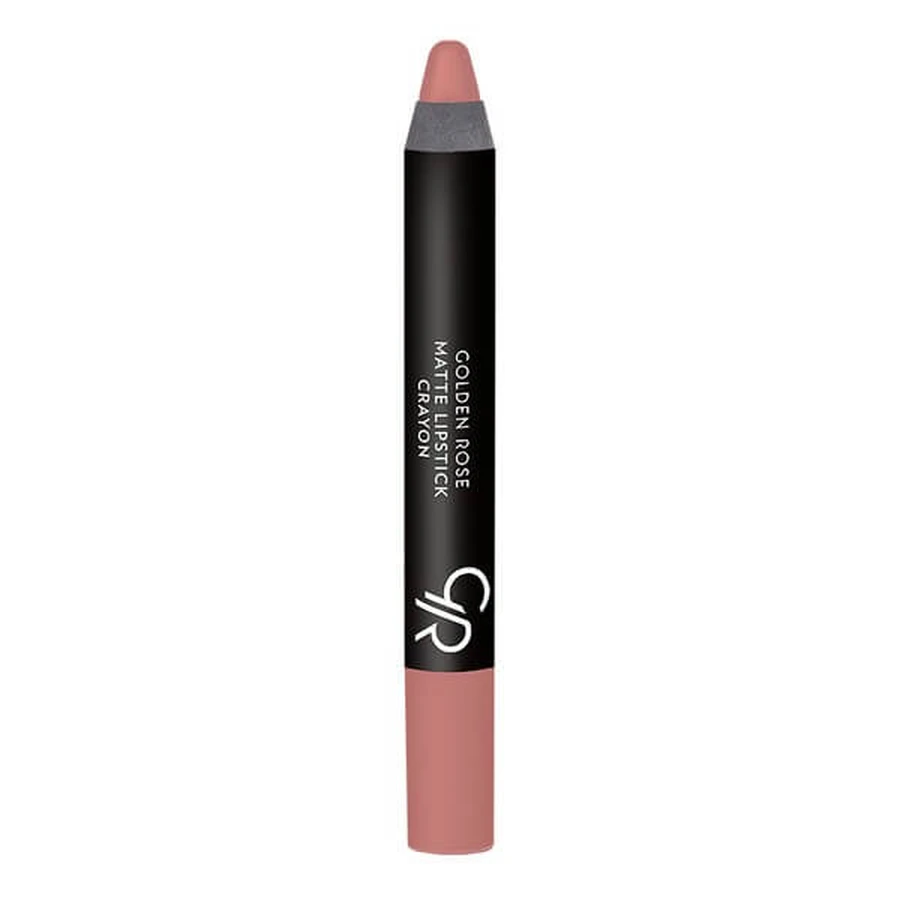 Golden Rose Matte Crayon Lipstick, ruj mat în creion, 28, 3.5 g