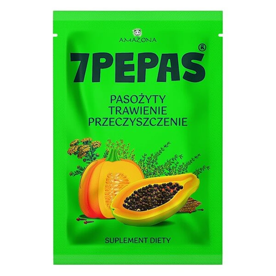Amazona 7pepas, sachet, with dried, 12 g