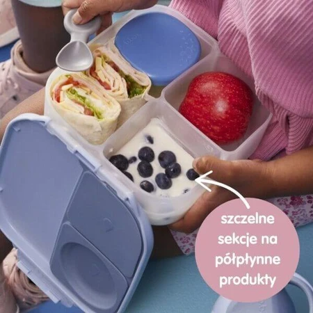 B.box, Mini Lunchbox Lilac Pop, 1 pz.