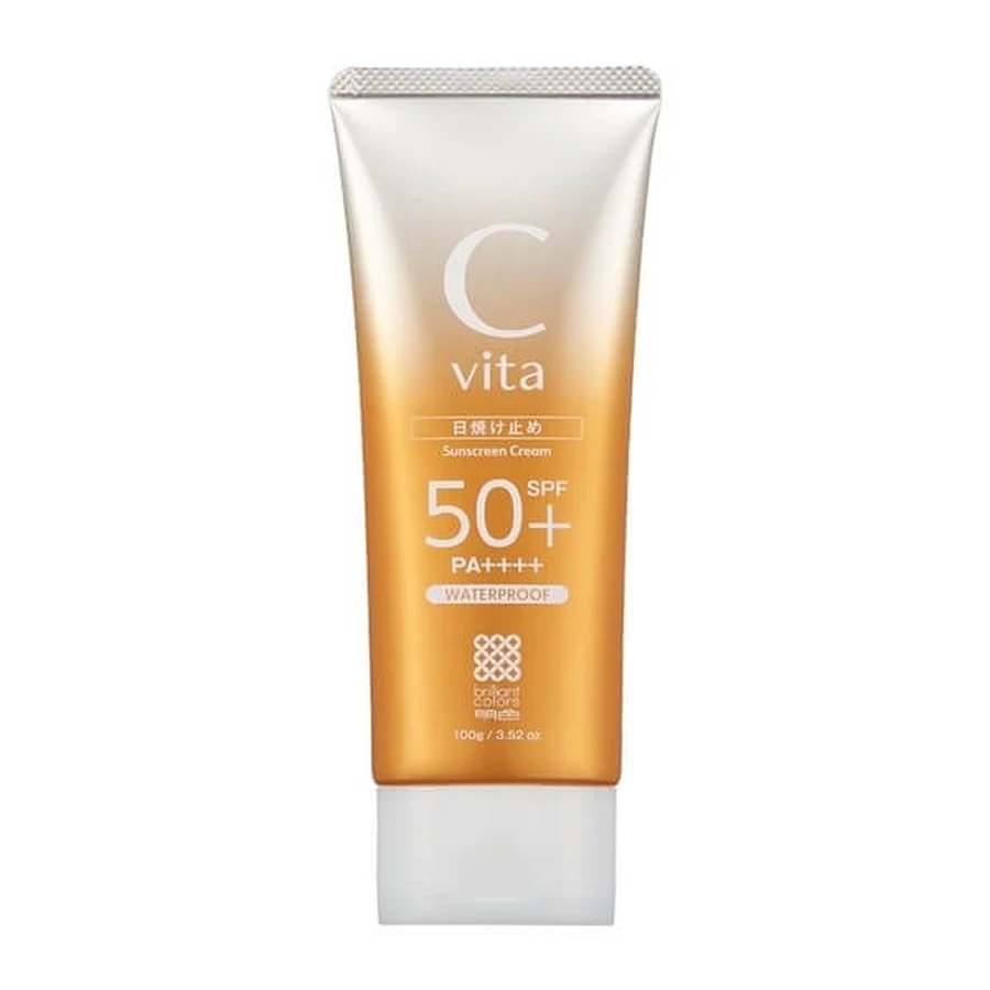 Meishoku C Vita Sunscreen Cream SPF50+, crema solare dalla texture vellutata e leggera, 50 g