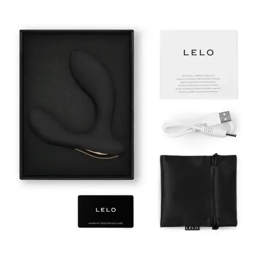 Lelo Hugo 2 Black, masajeador de próstata controlado por app