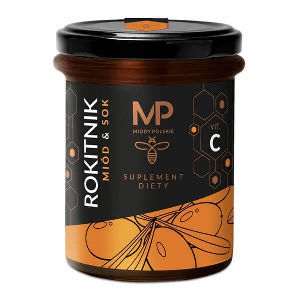 Polnischer Honig & Rokitnik-Saft, flüssig, 250 g