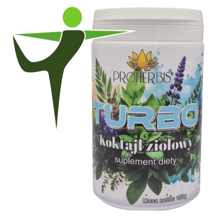 Proherbis Turbo, Kräutercocktail, Pulver, 150 g