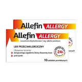 Set mit 2x Allefin Allergy, 5 mg, Filmtabletten, 10 Stück.