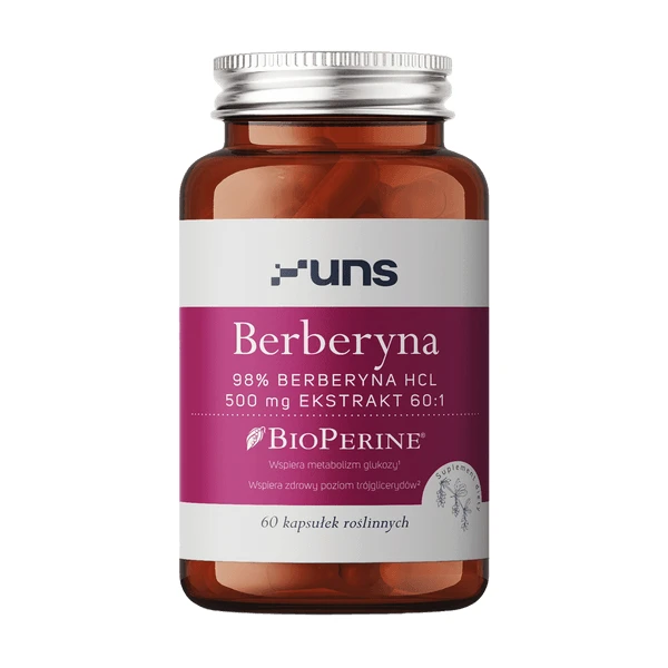 Uns Berberin + Bioperin, Kapseln, 60 Stück