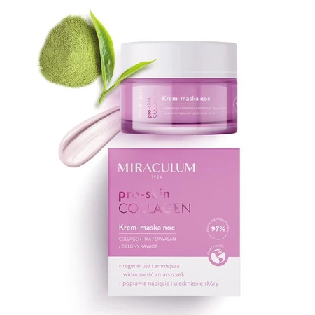 Miraculum Pro-Skin Colagen, cremă-mască de noapte, 50 ml