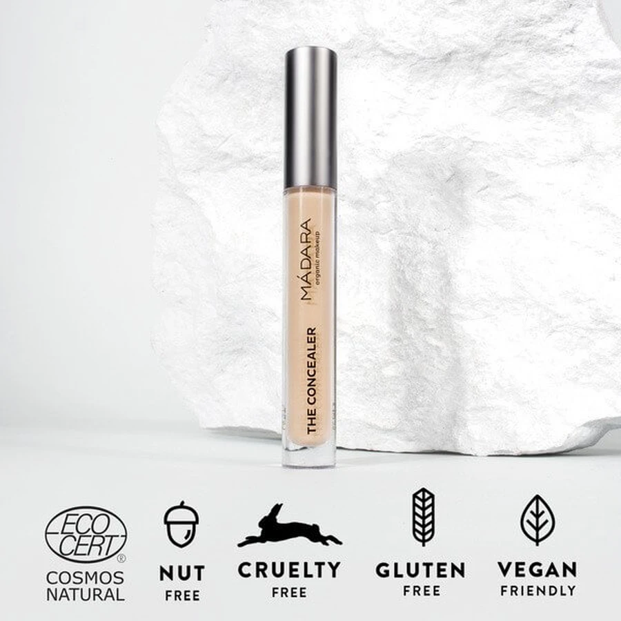 Madara Luminous Perfecting Concealer, corrector, Miel 35, 4 ml