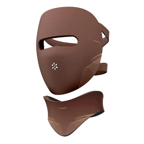 Garett Beauty Skin Ritual Face&Neck, LED-Maske für Gesicht und Hals, braun, 1 Stk