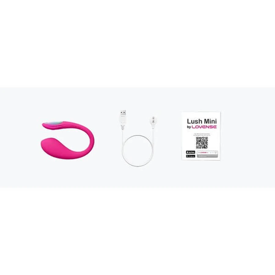 Lovense Lush Mini, vibrator cu ou controlat prin aplicație, roz, 1 buc.