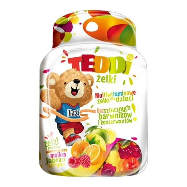 Medifar Teddi, Multivitamin-Gelee, Multifrucht-Geschmack, 60 Stück