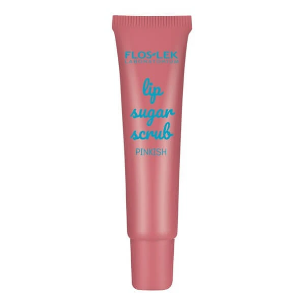 Flos-Lek Lip Care, Zuckerpeeling für die Lippen, rosafarben, 14 g
