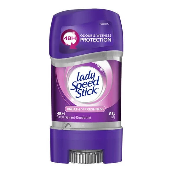 Lady Speed Stick 24/7 Breath of Freshness, Gel-Antitranspirant, 65 g