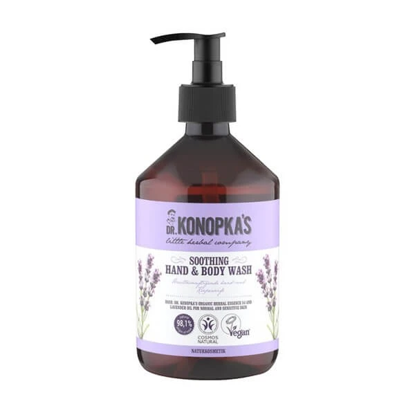 Dr.Konopka's, beruhigendes Hand- und Körperwaschgel, 500 ml