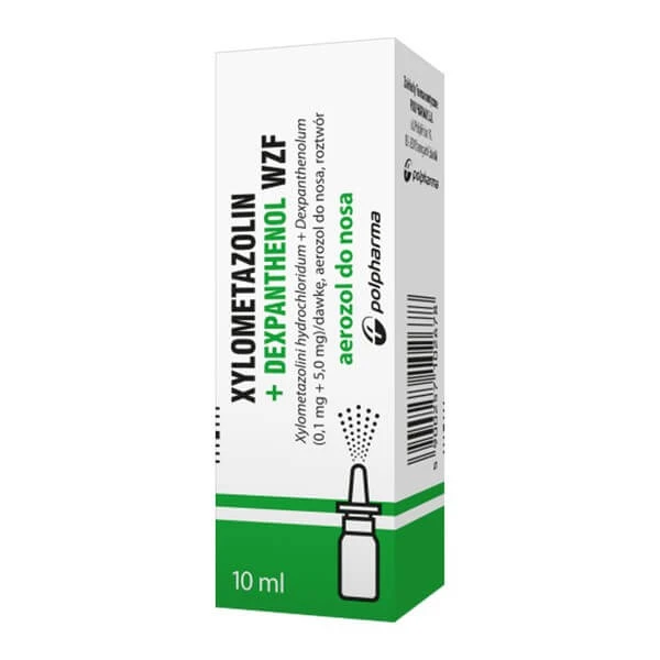 Xylometazolin + Dexpanthenol WZF, (0,1mg+5,0mg)/Dosis, Nasenspray, 10 ml