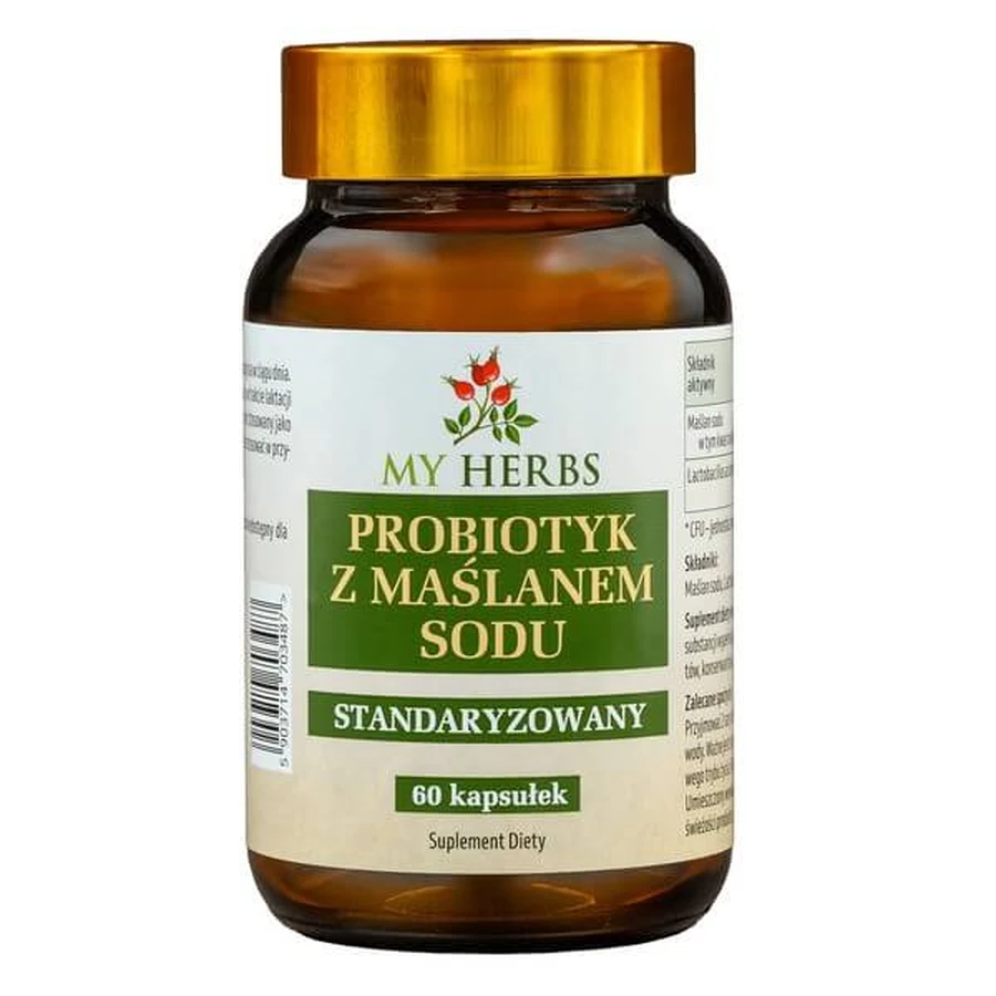 My Herbs Probiotic met natriumbutyraat, capsules, 60 st.