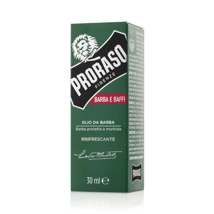 Proraso, olio per barba, rinfrescante, 30 ml