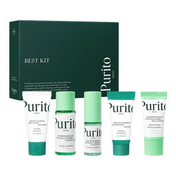 Purito Seoul Best Kit, Reise-Gesichtspflege-Set, 1 Stk
