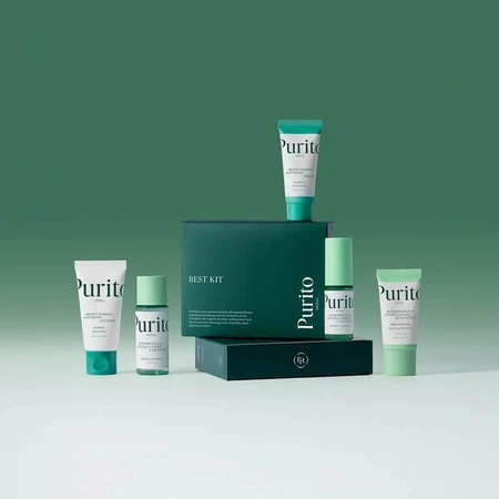 Purito Seoul Best Kit, trusă de frumusețe facială de călătorie, 1 buc.