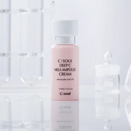 C:Soul Deep C Mela Ampoule Cream, moisturizing face cream-serum with vitamin C, 15 ml