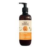 Farmacia verde, olio di curcuma e zucca, lozione per il corpo, 400 ml