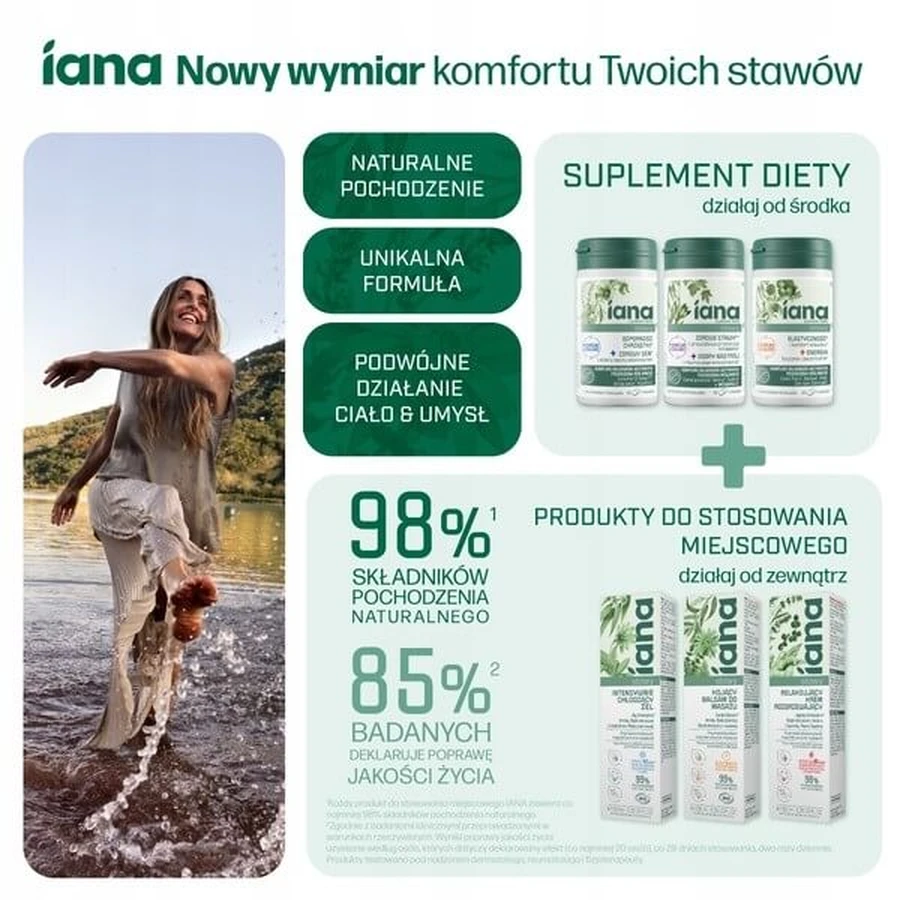 Iana, loțiune de masaj calmantă, 100 ml