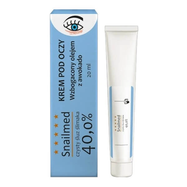 Snailmed, Augencreme mit Schneckenschleim, Avocadoöl und Sheabutter, 20 ml