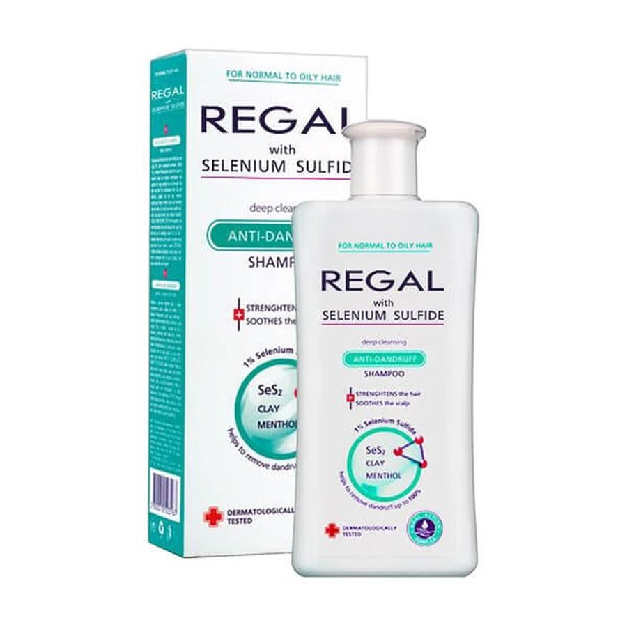 Regal with Selenium Sulfide, szampon przeciwłupieżowy, głęboko oczyszczający, 200 ml: ceny i cechy