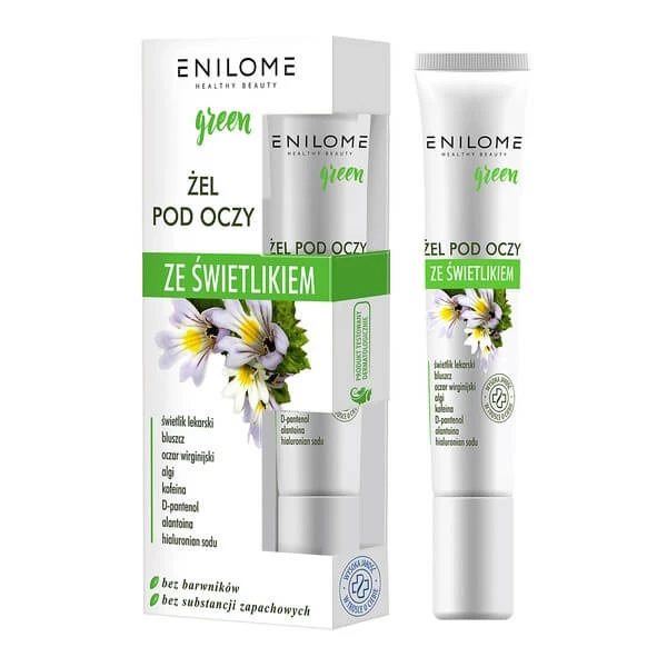 Enilome Healthy Beauty Green, Gel mit Echinacea für die Augenpartie, 15 ml