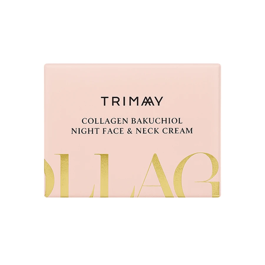 Trimay Collagen Bakuchiol Night Face &amp; Neck Cream, cremă de noapte cu colagen și bakuchiol, 50 ml