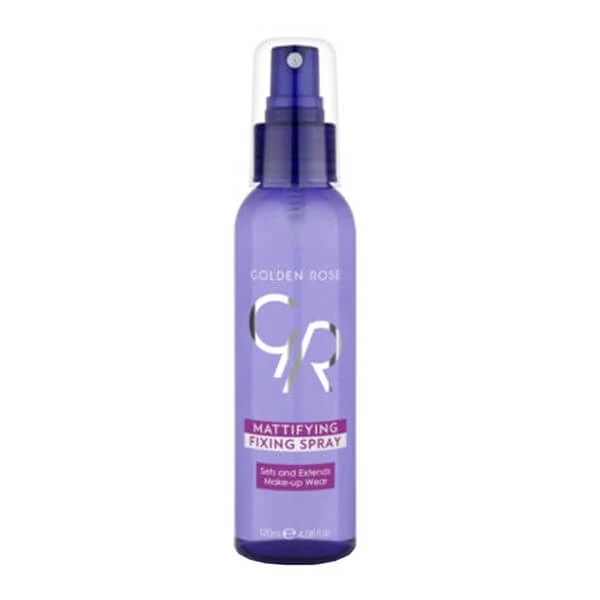 Golden Rose Mattifying Fixing Spray, mattierendes Fixierspray für Make-up, 120 ml