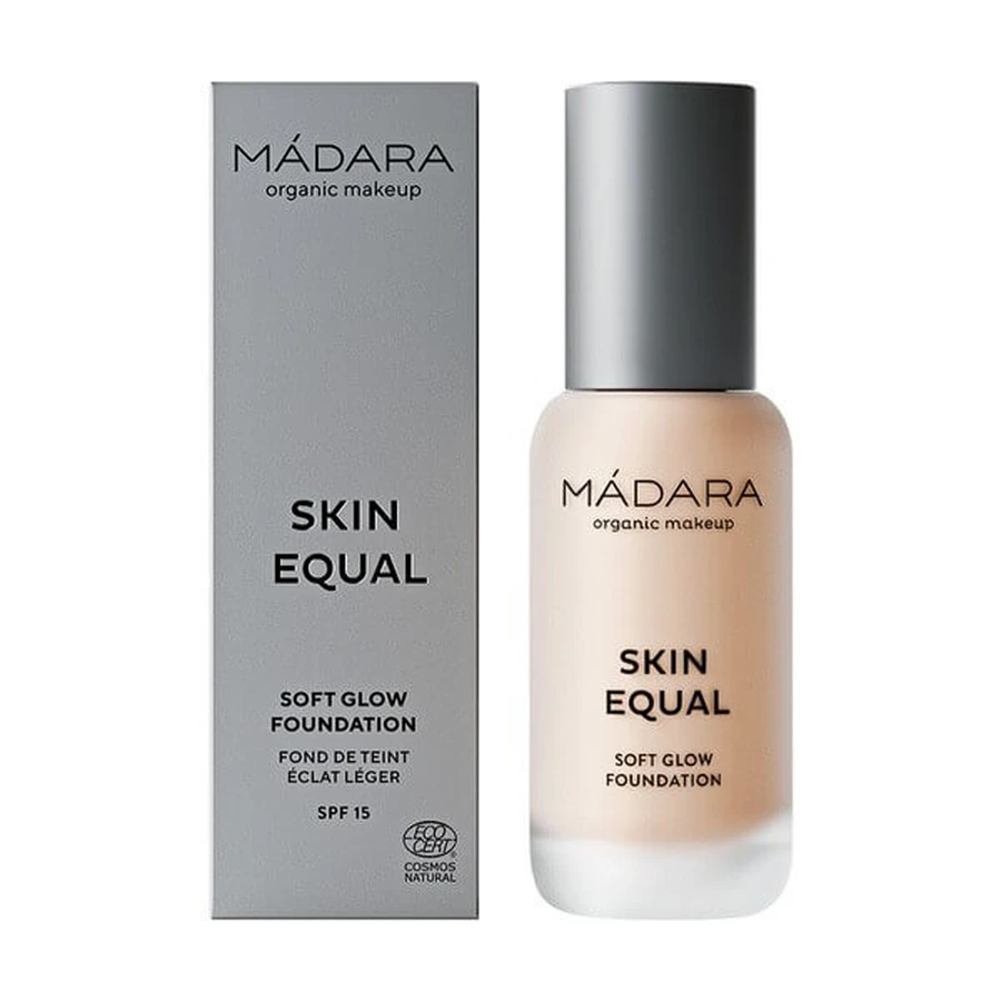 Madara Skin Equal, Soft Glow Foundation SPF15, Grundierung, Elfenbein 20, 30 ml.