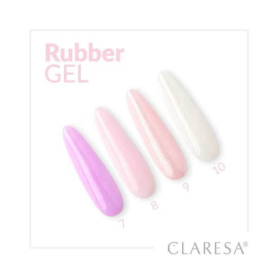 Claresa Rubber Gel, gel pentru construirea unghiilor, 10, 45 g