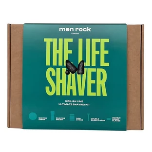 Men Rock Ultimate Shaving Gift Set Sicilian Lime, set cadou pentru bărbierit, 1 buc.