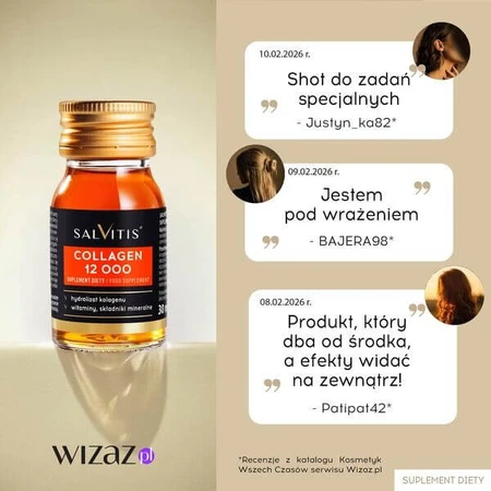Salvitis Hyaluron 250 set, 30 ml x 30 pcs. + Salvitis Collagen 12000, 30 ml x 30 pcs.