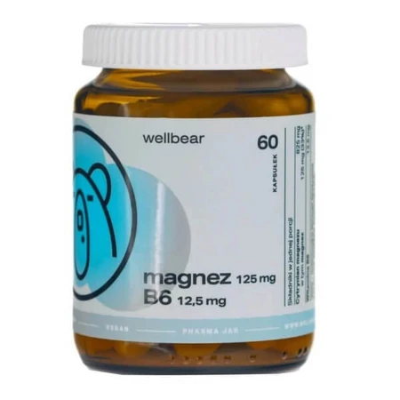 Wellbear Magnesium + Vitamine B6, capsules, 60 st.