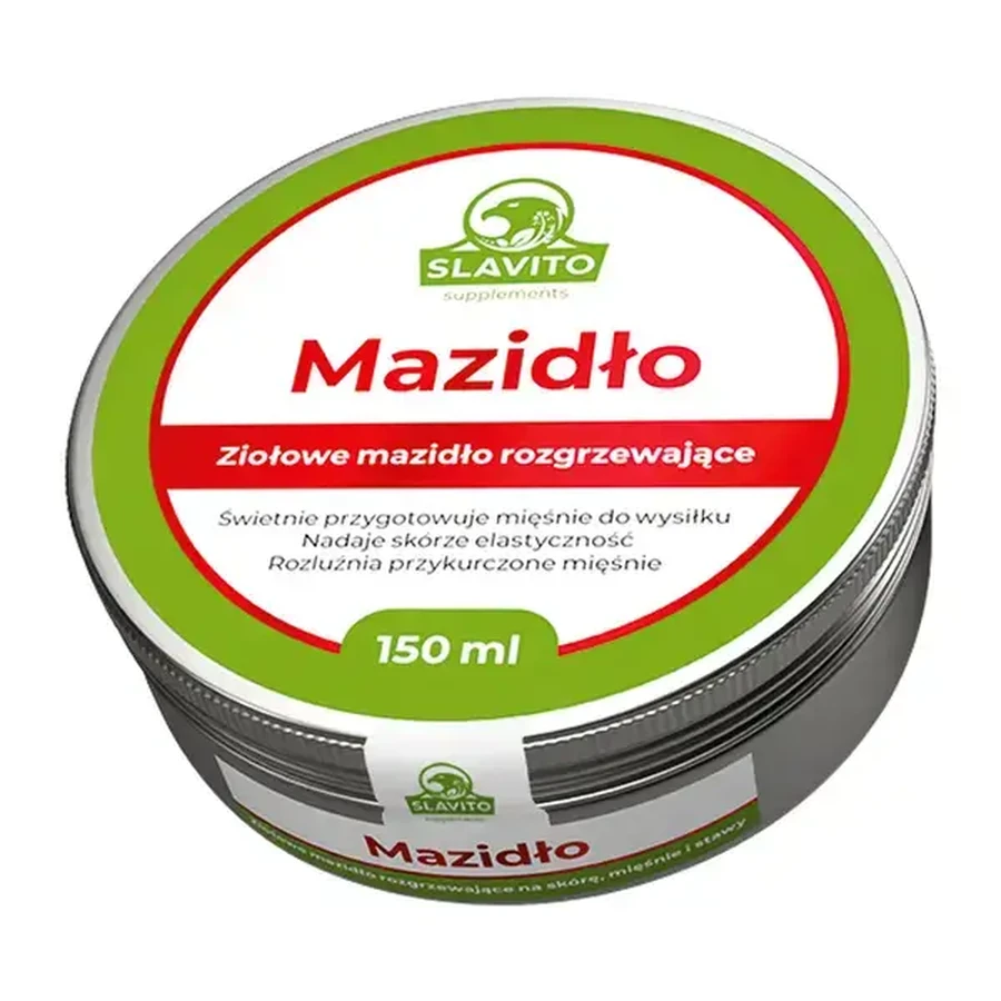 Slavito, lubrificante riscaldante alle erbe, 150 ml