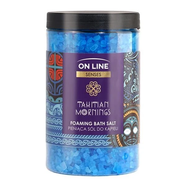 On Line Senses Tahitian Mornings, schäumendes Badesalz, 480 g