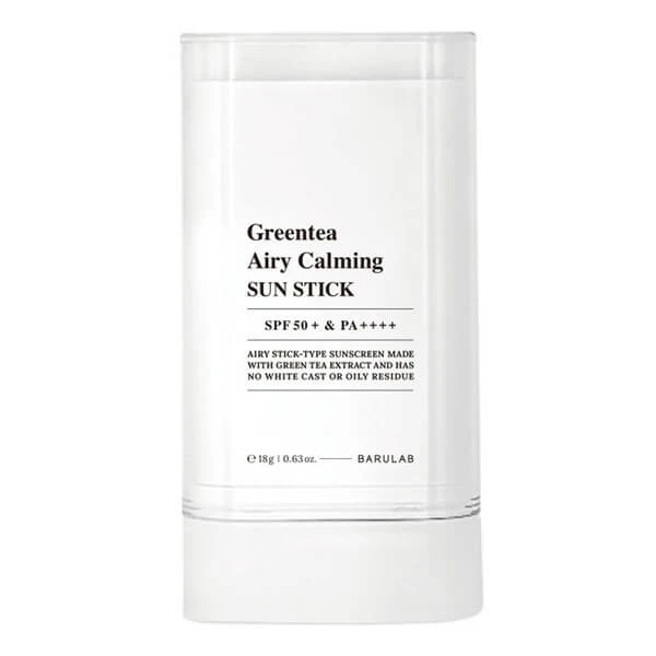 Barulab Greentea, Sonnenschutzmittel SPF 50+ PA++++ mit grünem Tee, Stick, 18 g