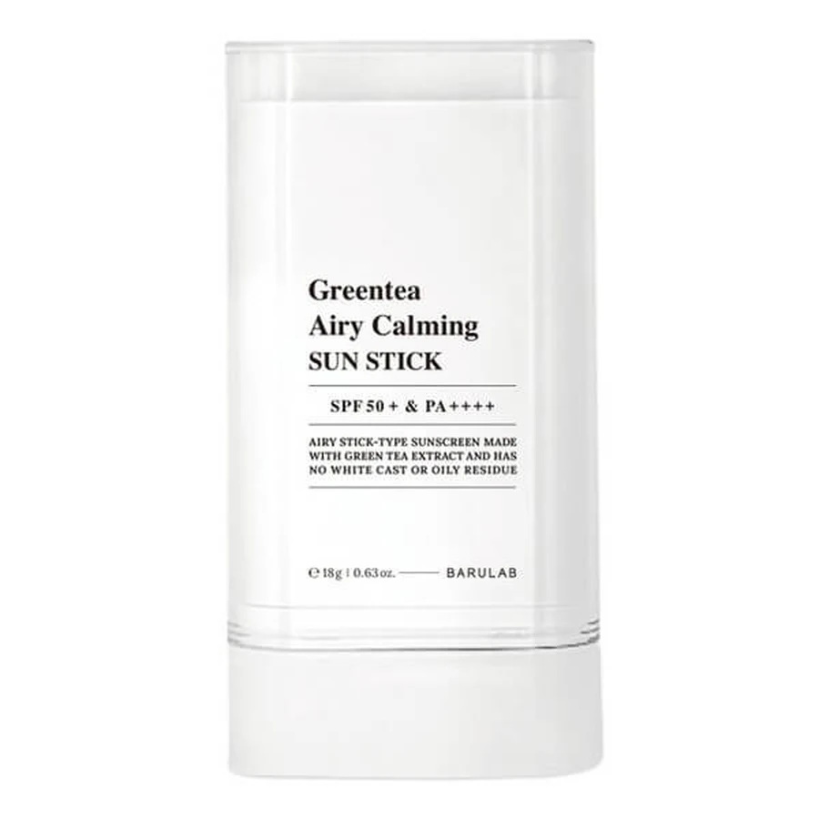Barulab Greentea, protecție solară SPF 50+ PA++++ cu ceai verde, stick, 18 g