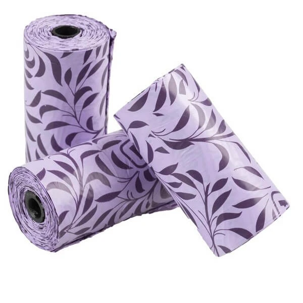 Duvoplus Poopidog Spice Lavender, Hundekotbeutel, Lavendelduft, 8 x 15 Stück