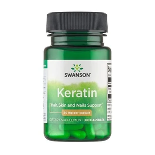 Swanson Keratin, cápsulas, 60 uds.