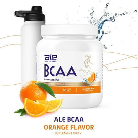 ALE BCAA Orange Flavor, poudre, 500 g