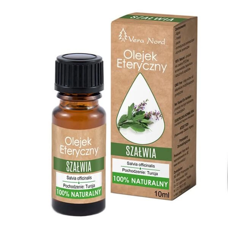 Vera Nord, aceite esencial, salvia, 10 ml